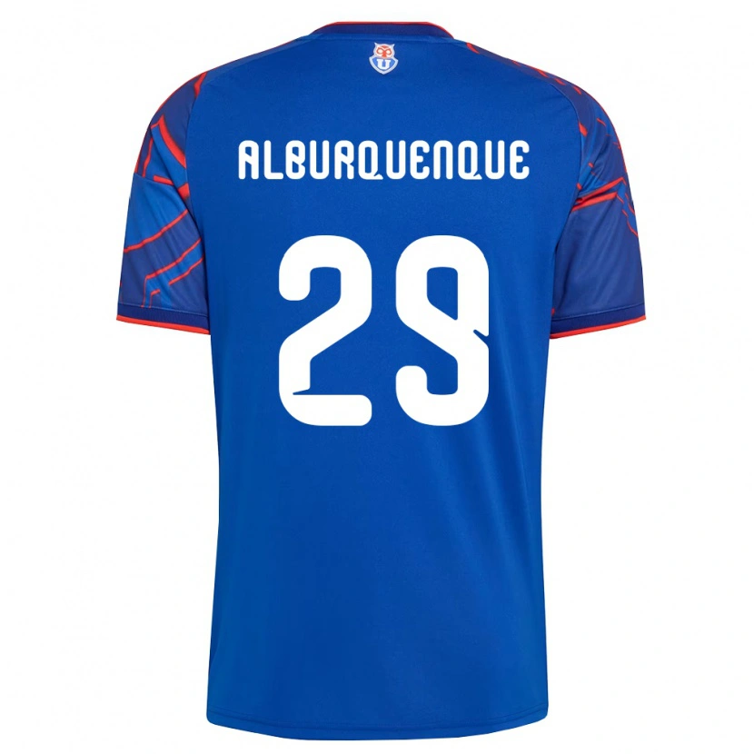 Danxen Femme Maillot José Alburquenque #29 Bleu Royal Rouge Tenues Domicile 2026/27 T-Shirt