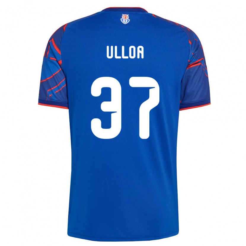 Danxen Femme Maillot Cristóbal Ulloa #37 Bleu Royal Rouge Tenues Domicile 2026/27 T-Shirt