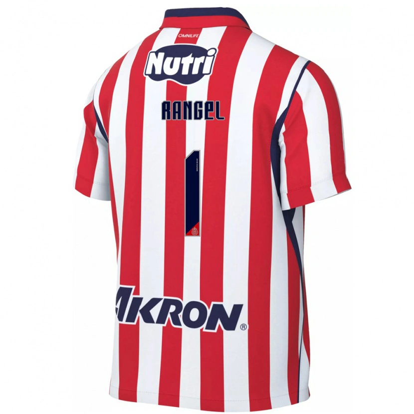 Danxen Femme Maillot Raúl Rangel #1 Rouge Blanc Tenues Domicile 2026/27 T-Shirt