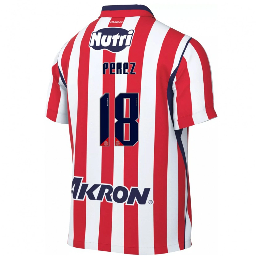 Danxen Femme Maillot Jonathan Pérez #18 Rouge Blanc Tenues Domicile 2026/27 T-Shirt
