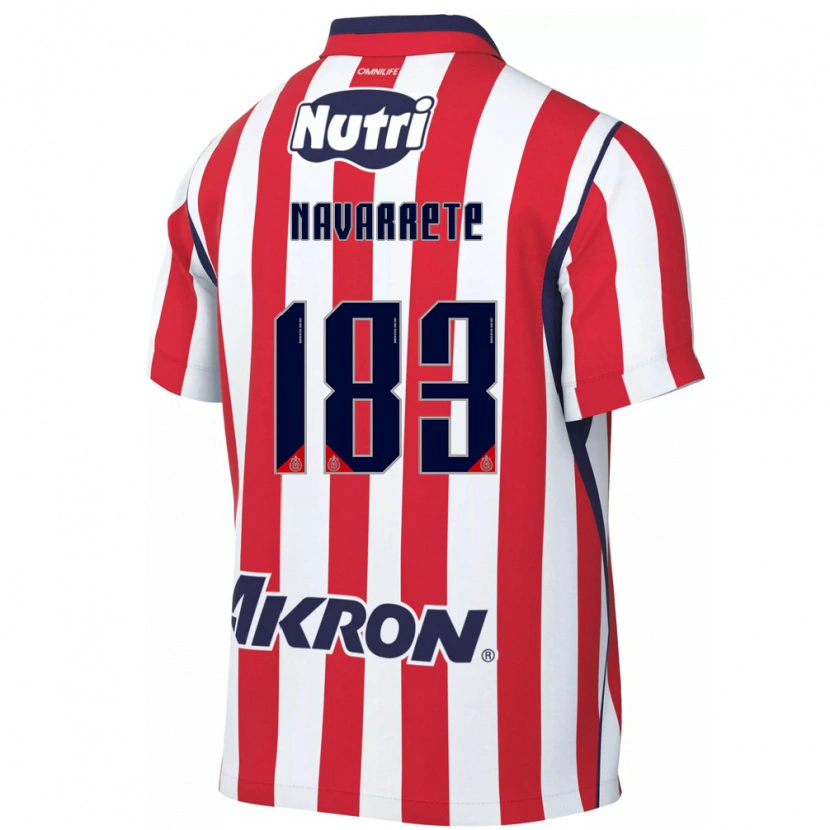 Danxen Femme Maillot Cristo Navarrete #183 Rouge Blanc Tenues Domicile 2026/27 T-Shirt