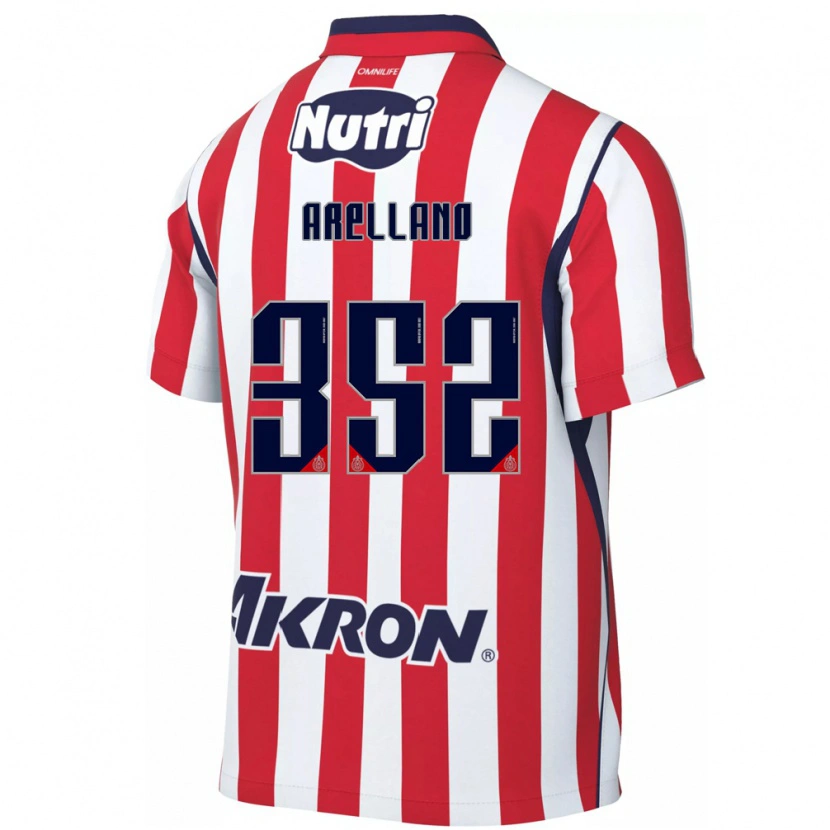Danxen Femme Maillot Santiago Arellano #352 Rouge Blanc Tenues Domicile 2026/27 T-Shirt