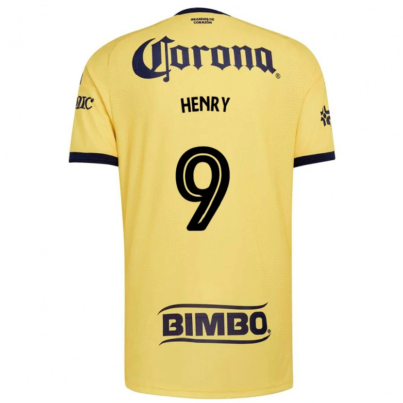 Danxen Femme Maillot Henry Martin #9 Jaune Rouge Noir Tenues Domicile 2026/27 T-Shirt