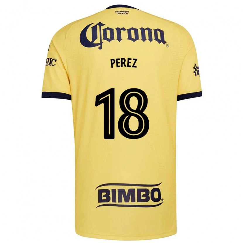Danxen Femme Maillot Amanda Perez #18 Jaune Rouge Noir Tenues Domicile 2026/27 T-Shirt