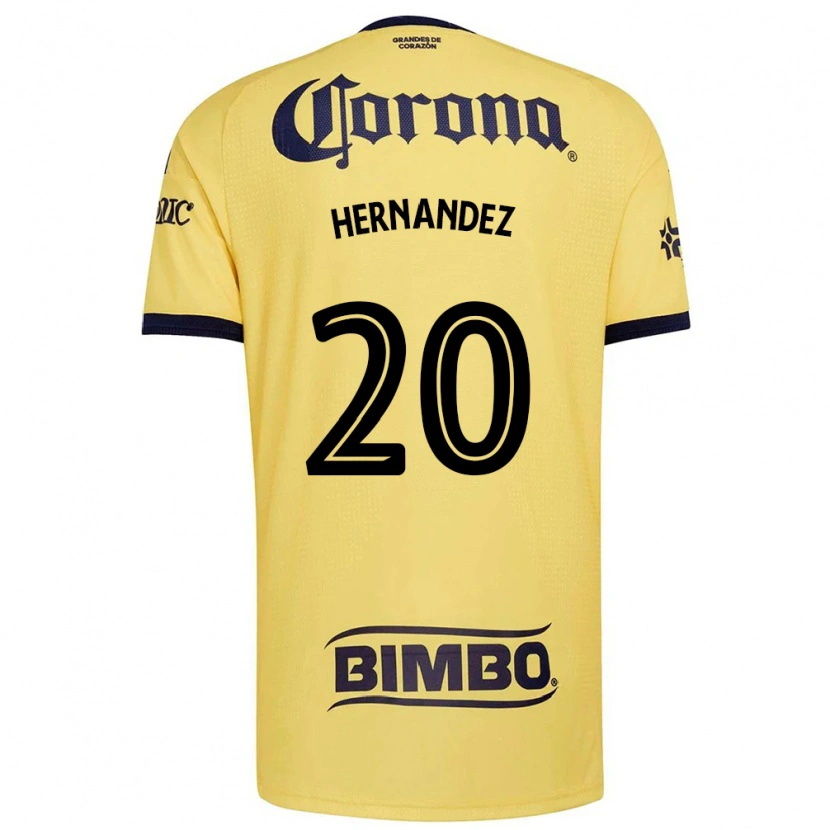 Danxen Femme Maillot Nicki Hernandez #20 Jaune Rouge Noir Tenues Domicile 2026/27 T-Shirt