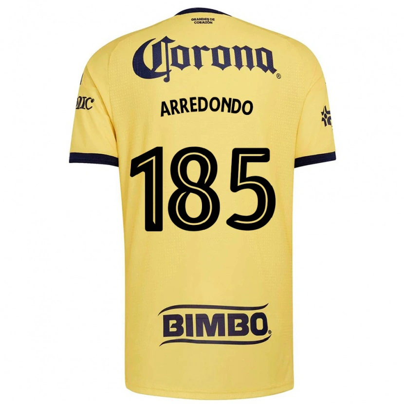 Danxen Femme Maillot Aarón Arredondo #185 Jaune Rouge Noir Tenues Domicile 2026/27 T-Shirt