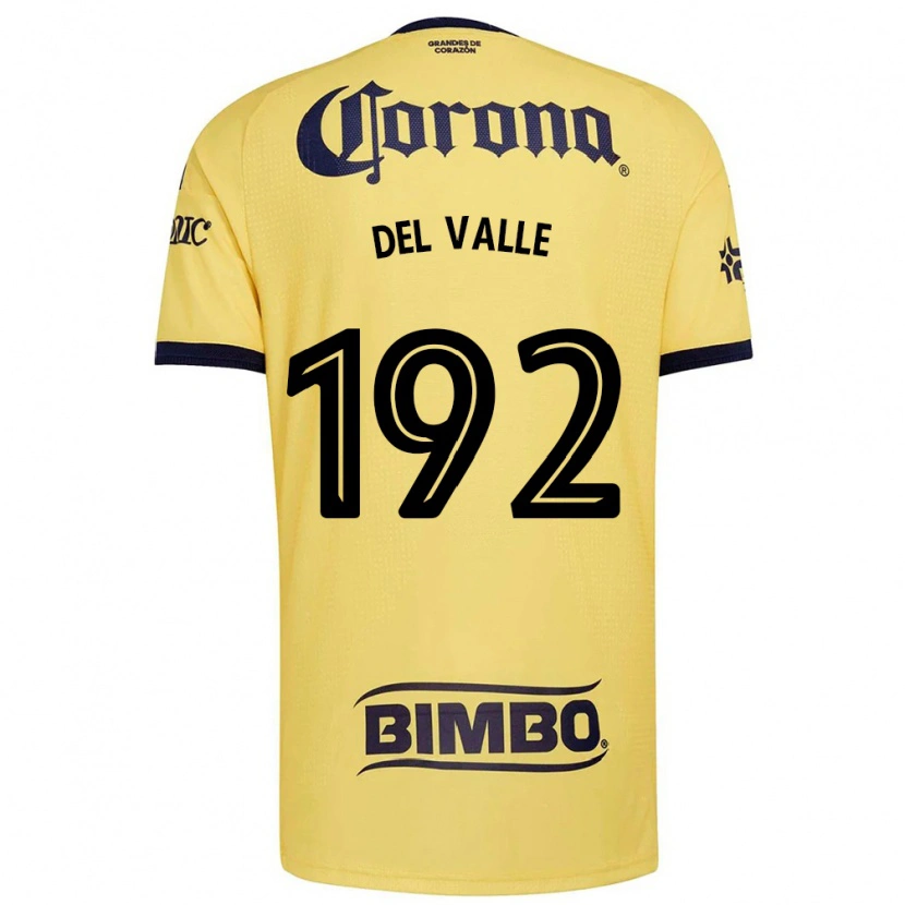 Danxen Femme Maillot Yonathan Del Valle #192 Jaune Rouge Noir Tenues Domicile 2026/27 T-Shirt