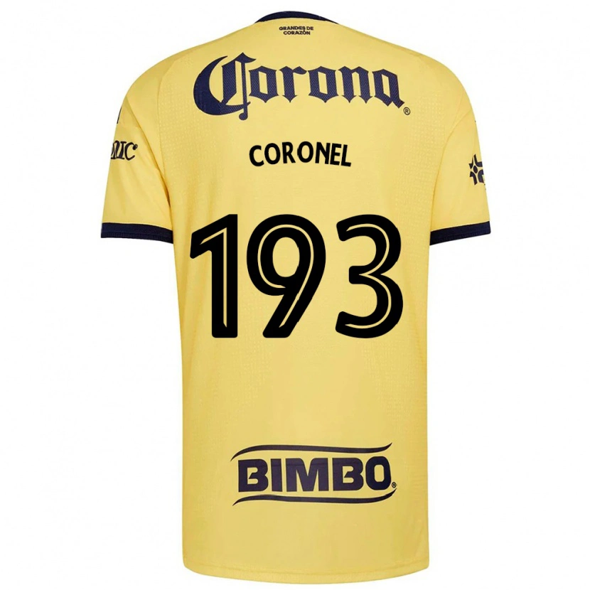 Danxen Femme Maillot Ángel Coronel #193 Jaune Rouge Noir Tenues Domicile 2026/27 T-Shirt