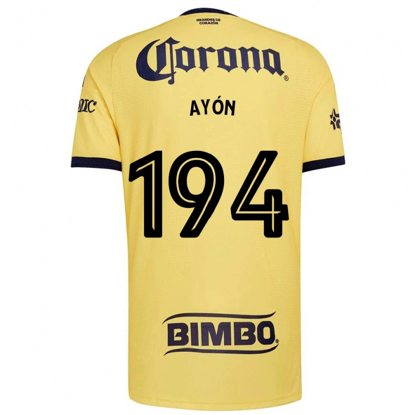 Danxen Femme Maillot César Ayón #194 Jaune Rouge Noir Tenues Domicile 2026/27 T-Shirt