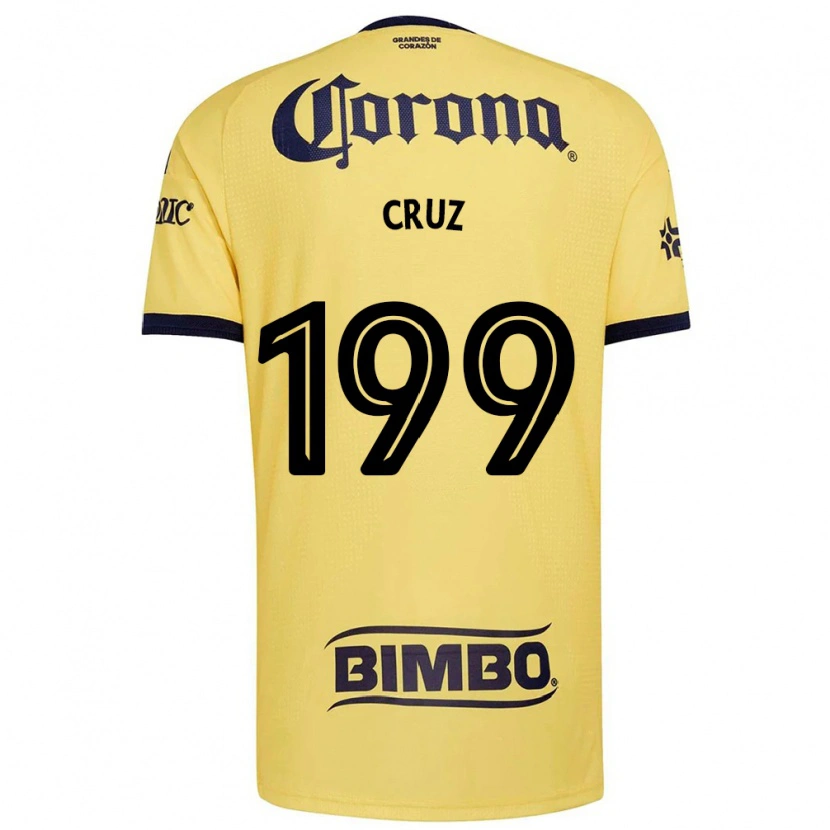 Danxen Femme Maillot Etsgar Cruz #199 Jaune Rouge Noir Tenues Domicile 2026/27 T-Shirt