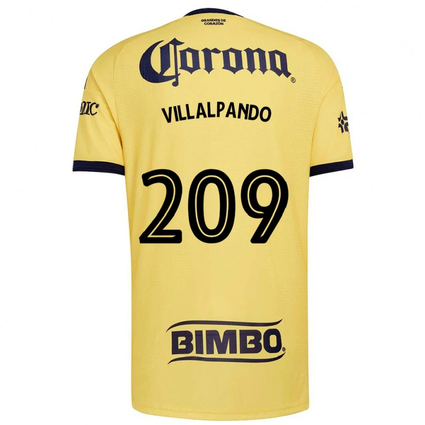 Danxen Femme Maillot Sergio Villalpando #209 Jaune Rouge Noir Tenues Domicile 2026/27 T-Shirt