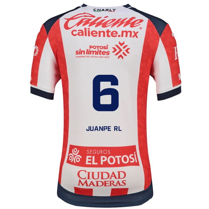 Danxen Femme Maillot Juan Pedro Ramírez López #6 Rouge Blanc Noir Tenues Domicile 2026/27 T-Shirt