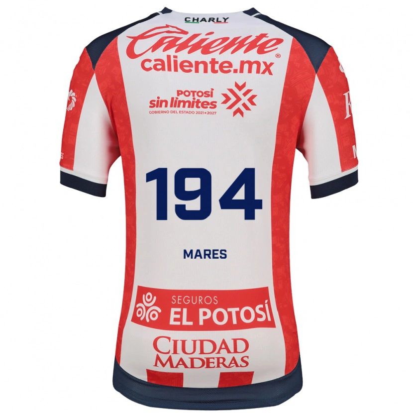 Danxen Femme Maillot Cristian Mares #194 Rouge Blanc Noir Tenues Domicile 2026/27 T-Shirt