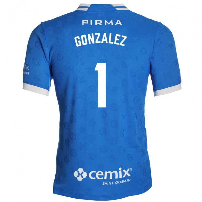 Danxen Femme Maillot Itzayana Gonzalez #1 Bleu Blanc Rouge Tenues Domicile 2026/27 T-Shirt