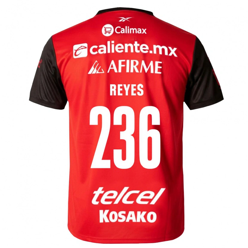 Danxen Femme Maillot Abraham Reyes #236 Noir Rouge Tenues Domicile 2026/27 T-Shirt