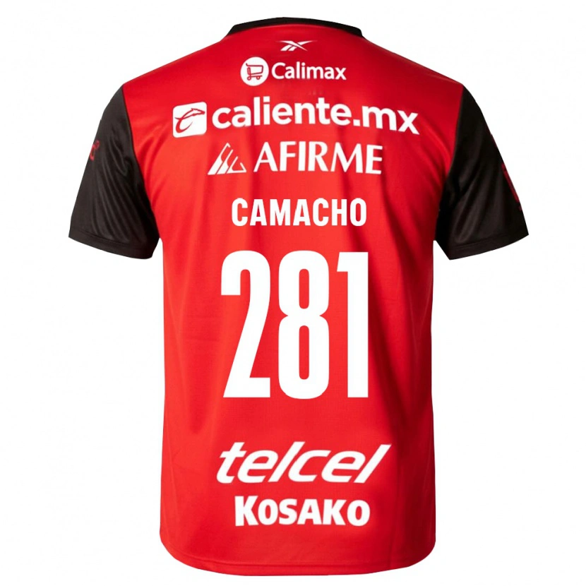 Danxen Femme Maillot Javier Camacho #281 Noir Rouge Tenues Domicile 2026/27 T-Shirt