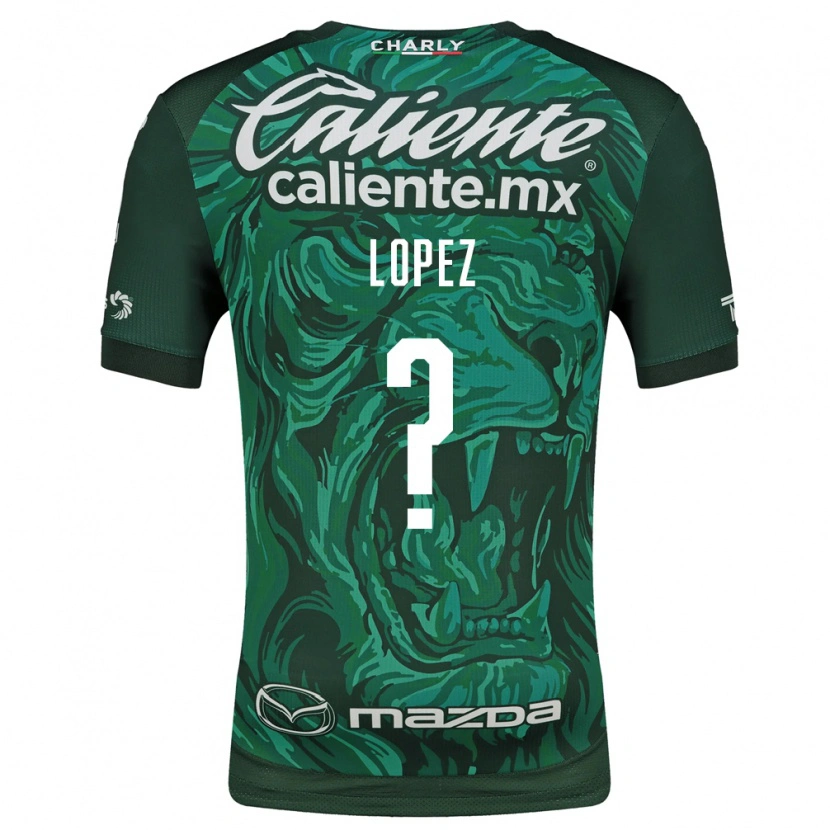 Danxen Femme Maillot Nicolas Lopez #0 Vert Noir Tenues Domicile 2026/27 T-Shirt