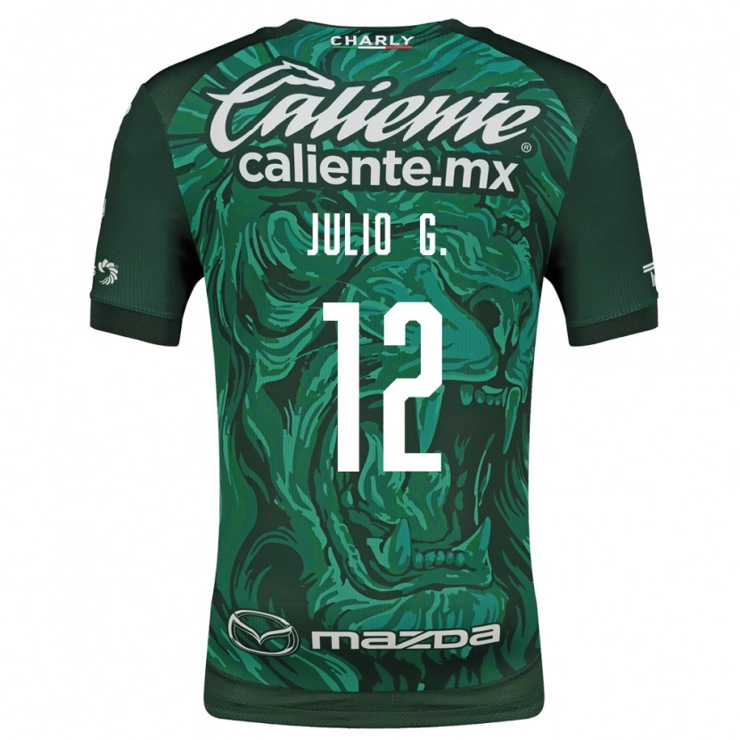 Danxen Femme Maillot Julio González #12 Vert Noir Tenues Domicile 2026/27 T-Shirt