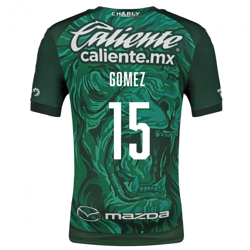 Danxen Femme Maillot Paulina Gómez #15 Vert Noir Tenues Domicile 2026/27 T-Shirt