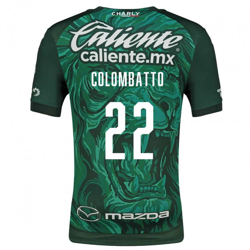 Danxen Femme Maillot Santiago Colombatto #22 Vert Noir Tenues Domicile 2026/27 T-Shirt