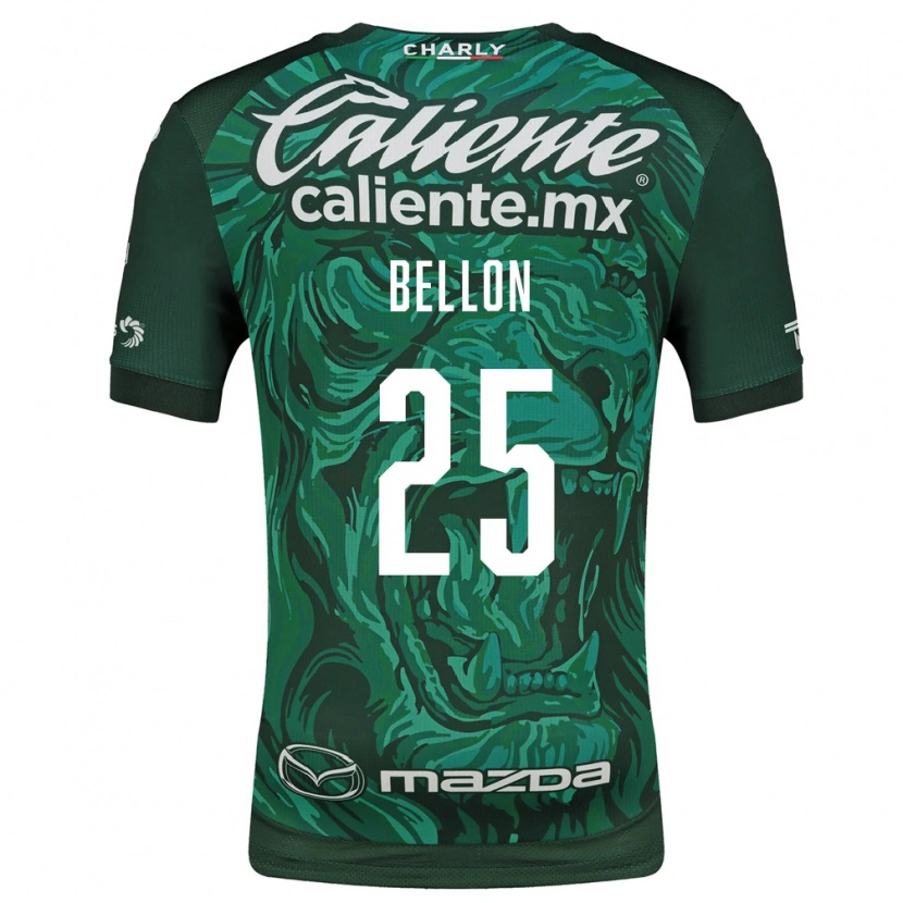 Danxen Femme Maillot Paul Bellón #25 Vert Noir Tenues Domicile 2026/27 T-Shirt