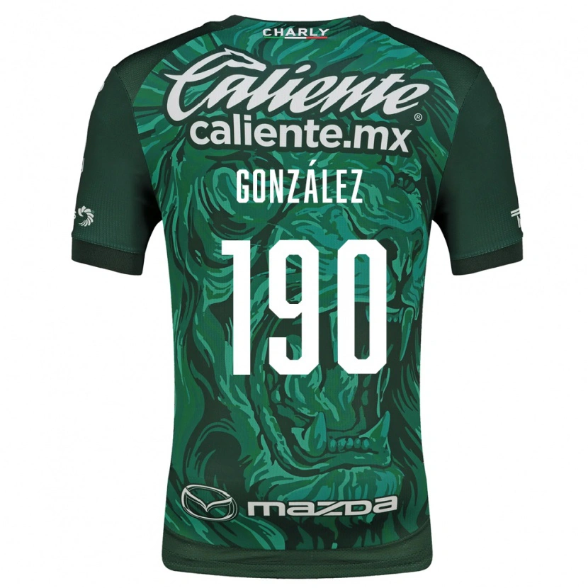 Danxen Femme Maillot Pedro González #190 Vert Noir Tenues Domicile 2026/27 T-Shirt