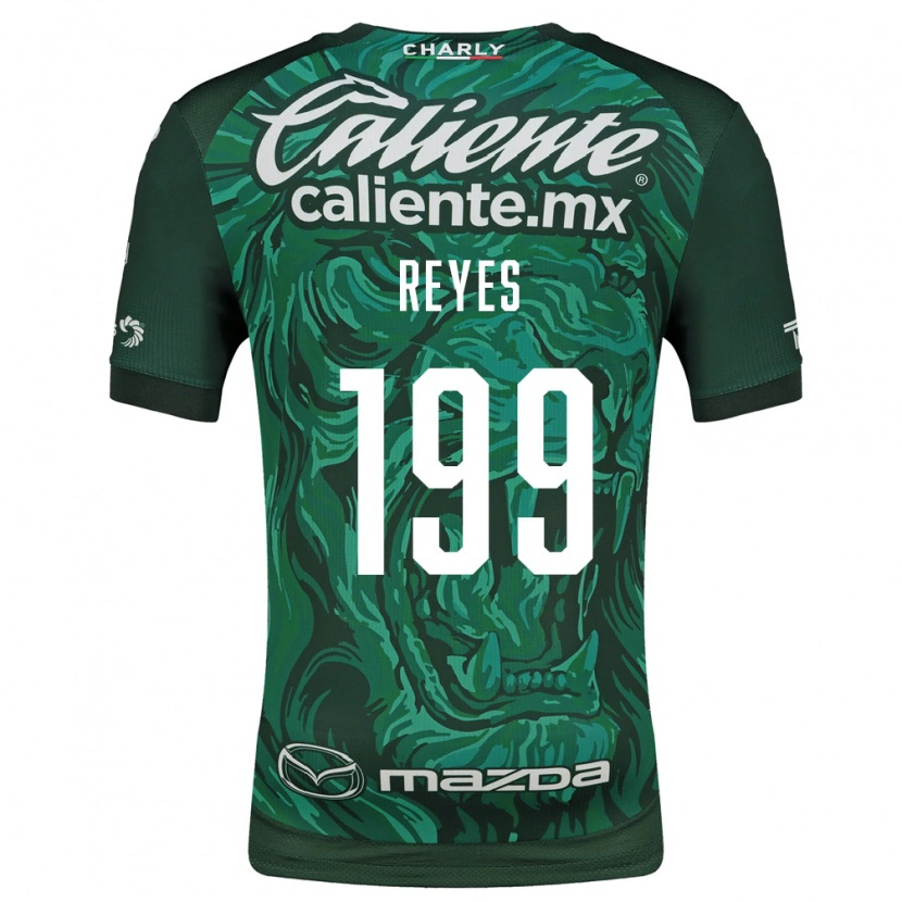 Danxen Femme Maillot Jonathan Reyes #199 Vert Noir Tenues Domicile 2026/27 T-Shirt