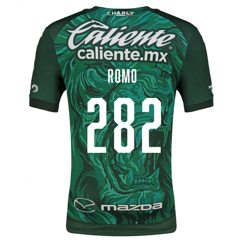 Danxen Femme Maillot Mateo Romo #282 Vert Noir Tenues Domicile 2026/27 T-Shirt
