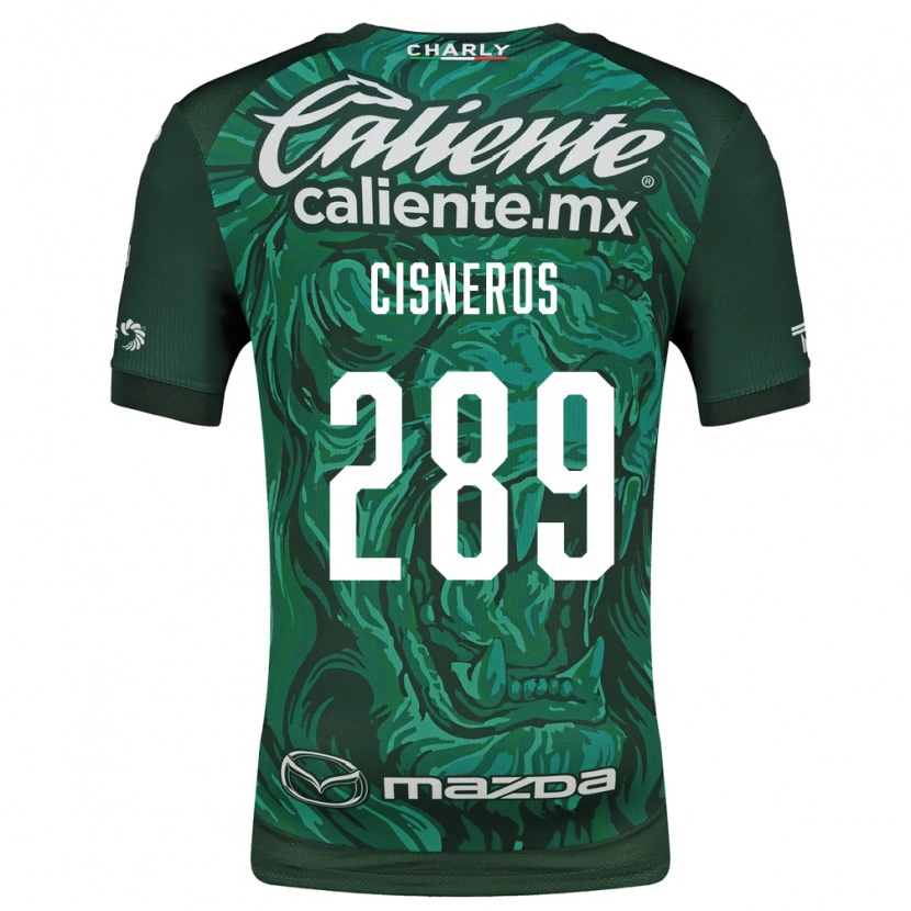 Danxen Femme Maillot Santiago Cisneros #289 Vert Noir Tenues Domicile 2026/27 T-Shirt
