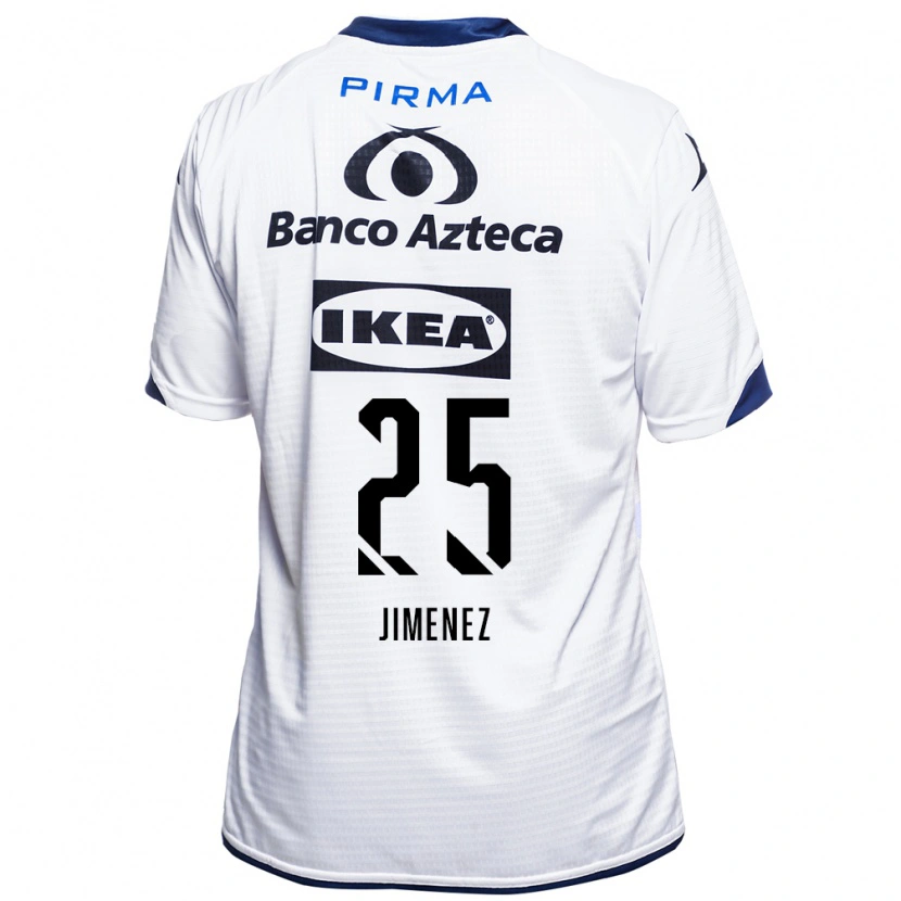 Danxen Femme Maillot Miguel Jiménez #25 Blanc Noir Bleu Tenues Domicile 2026/27 T-Shirt