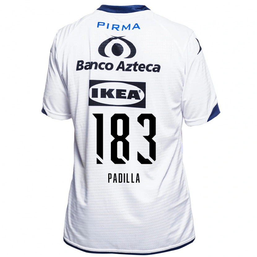 Danxen Femme Maillot Donovan Padilla #183 Blanc Noir Bleu Tenues Domicile 2026/27 T-Shirt