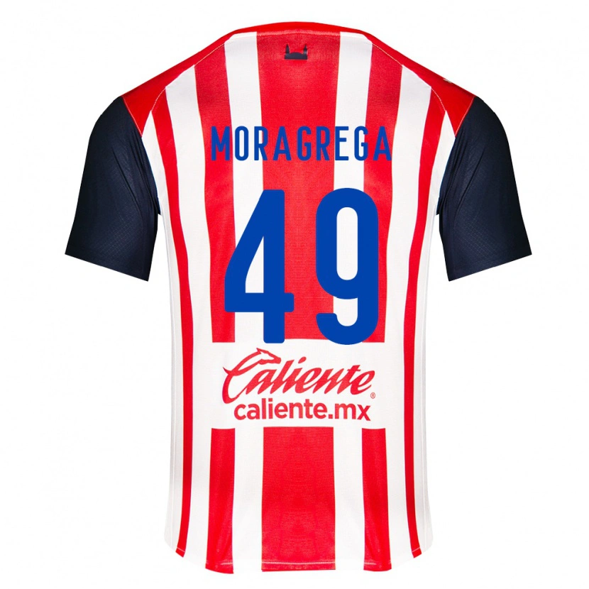 Danxen Femme Maillot Vladimir Moragrega #49 Rouge Noir Blanc Tenues Domicile 2026/27 T-Shirt