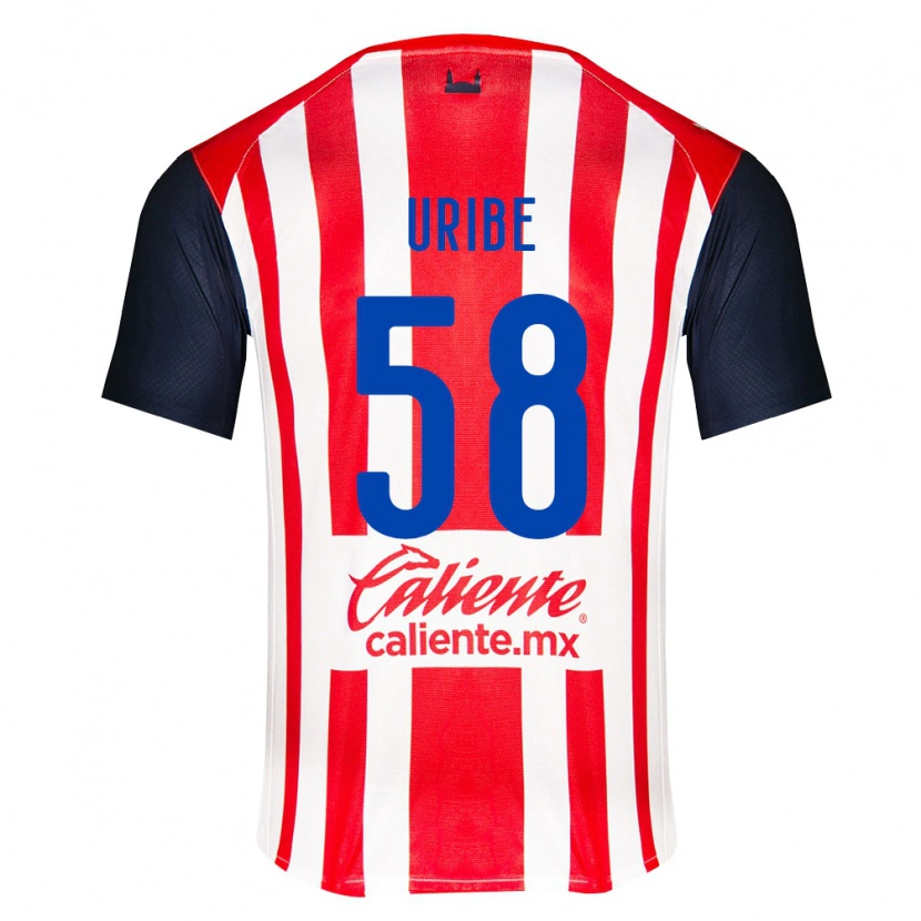 Danxen Femme Maillot Juan Uribe #58 Rouge Noir Blanc Tenues Domicile 2026/27 T-Shirt
