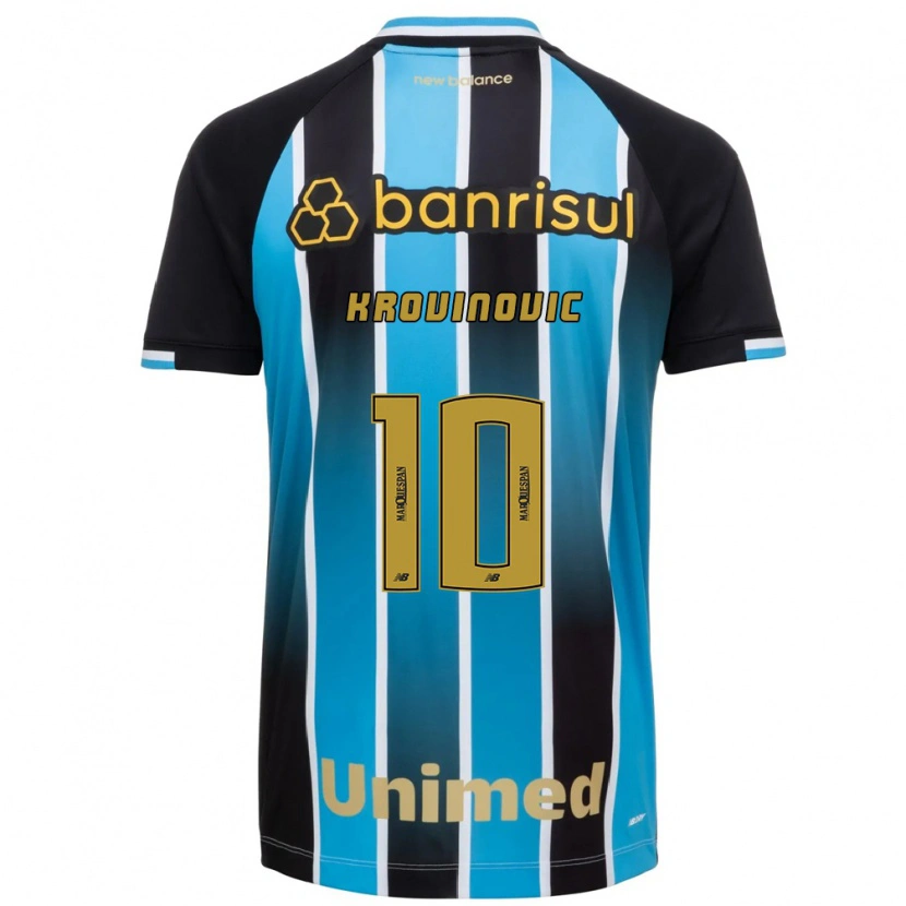 Danxen Femme Maillot Filip Krovinovic #10 Bleu Marron Noir Tenues Domicile 2026/27 T-Shirt