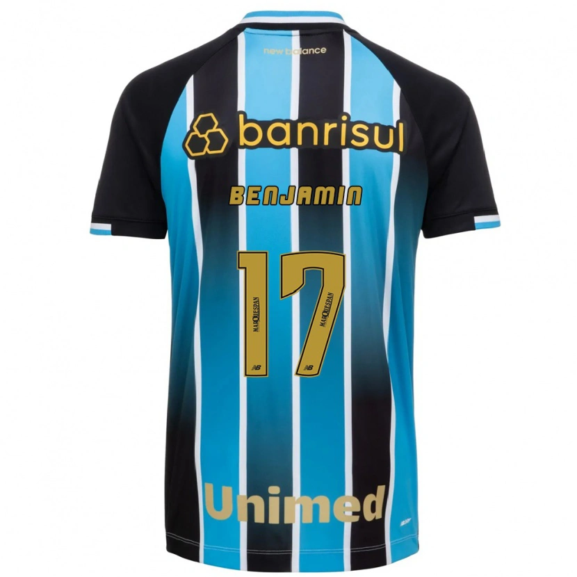 Danxen Femme Maillot Benjamin Dos Santos #17 Bleu Marron Noir Tenues Domicile 2026/27 T-Shirt