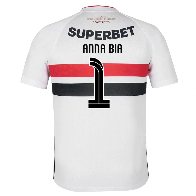 Danxen Femme Maillot Anna Bia #1 Blanc Rouge Noir Tenues Domicile 2026/27 T-Shirt
