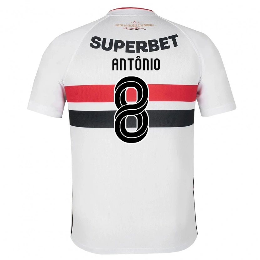 Danxen Femme Maillot Marcos Antônio #8 Blanc Rouge Noir Tenues Domicile 2026/27 T-Shirt