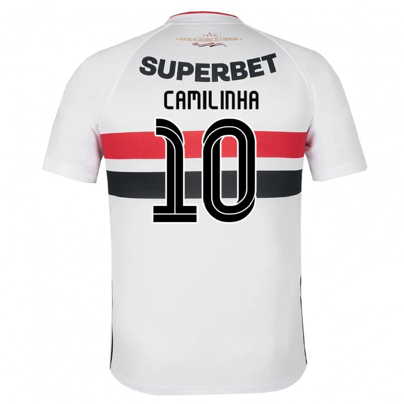 Danxen Femme Maillot Camilinha #10 Blanc Rouge Noir Tenues Domicile 2026/27 T-Shirt