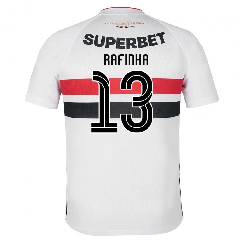 Danxen Femme Maillot Rafinha #13 Blanc Rouge Noir Tenues Domicile 2026/27 T-Shirt