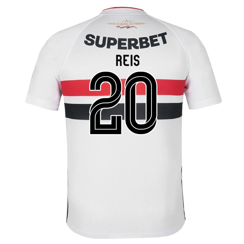 Danxen Femme Maillot Guilherme Reis #20 Blanc Rouge Noir Tenues Domicile 2026/27 T-Shirt