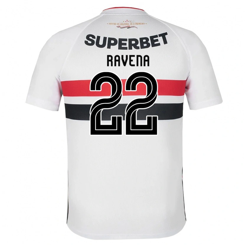 Danxen Femme Maillot Ravena #22 Blanc Rouge Noir Tenues Domicile 2026/27 T-Shirt