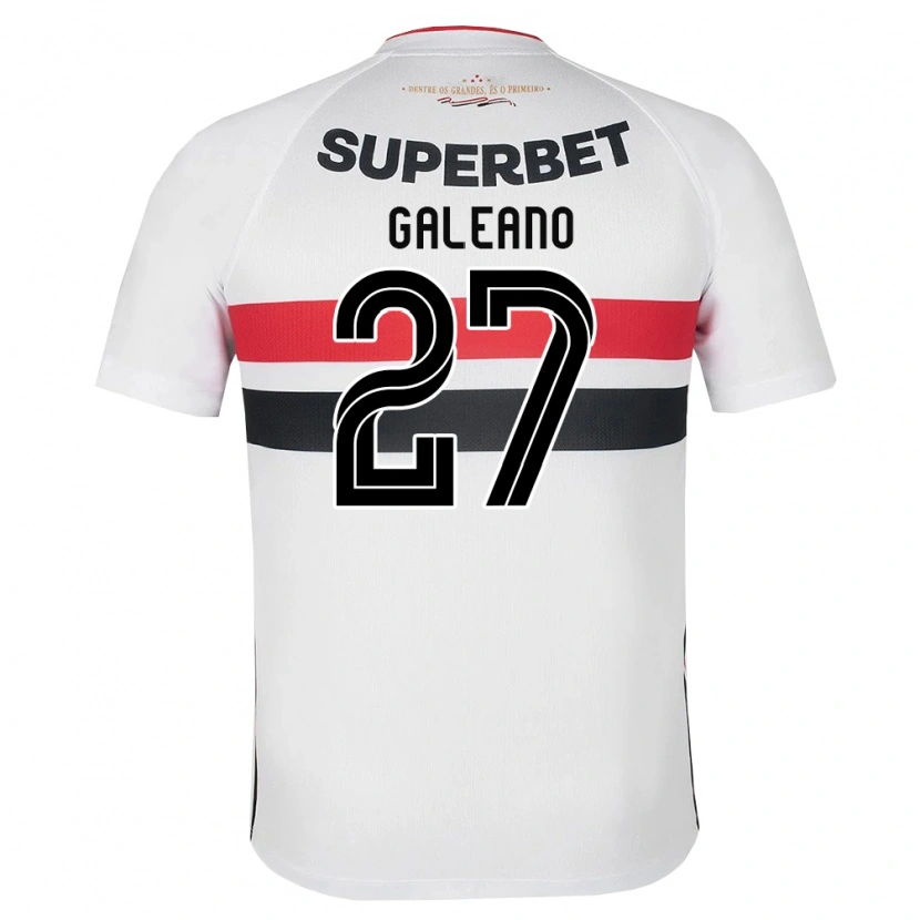 Danxen Femme Maillot Antonio Galeano #27 Blanc Rouge Noir Tenues Domicile 2026/27 T-Shirt