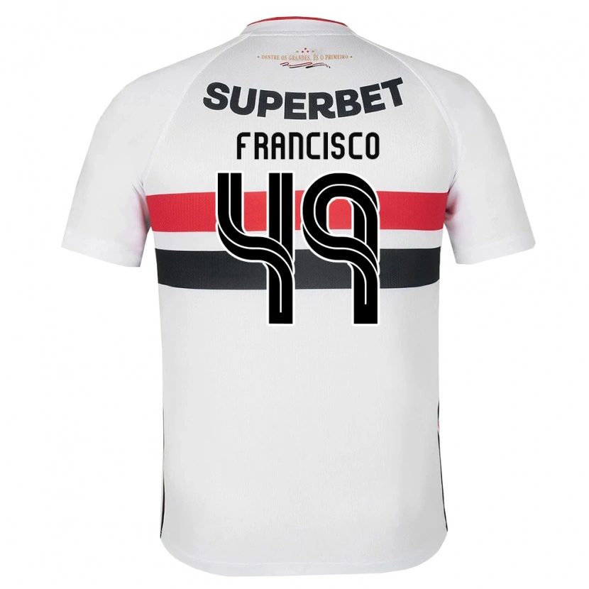 Danxen Femme Maillot Ryan Francisco #49 Blanc Rouge Noir Tenues Domicile 2026/27 T-Shirt