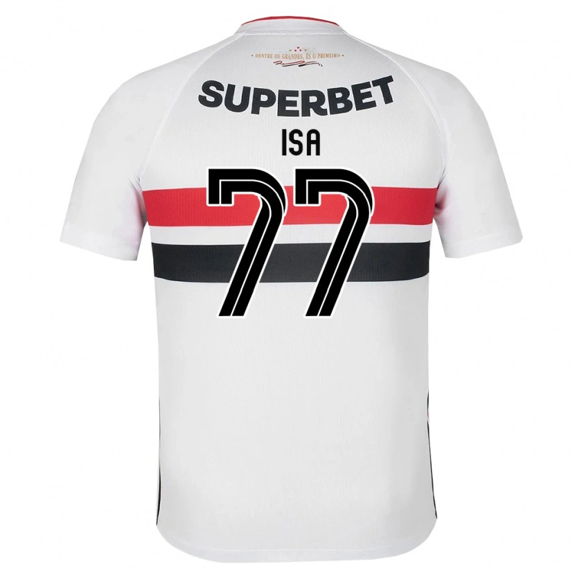 Danxen Femme Maillot Isa #77 Blanc Rouge Noir Tenues Domicile 2026/27 T-Shirt