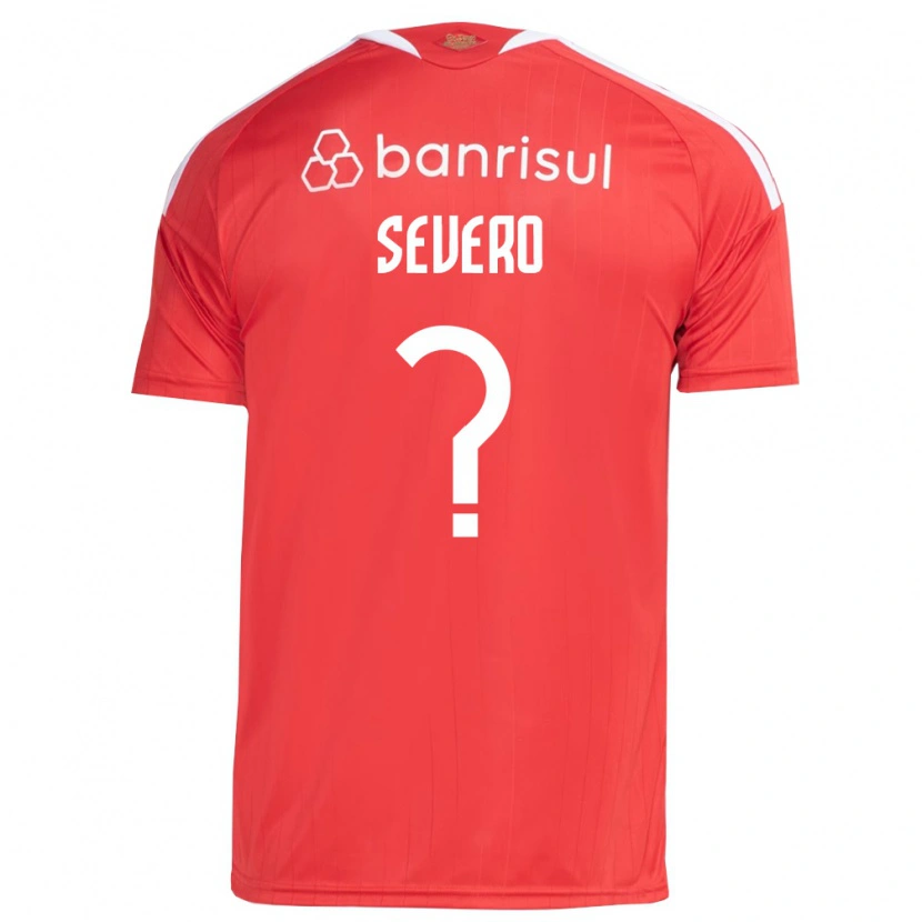 Danxen Femme Maillot Lucas Severo #0 Rouge Blanc Tenues Domicile 2026/27 T-Shirt
