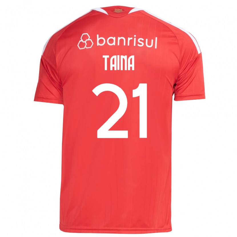 Danxen Femme Maillot Taina #21 Rouge Blanc Tenues Domicile 2026/27 T-Shirt