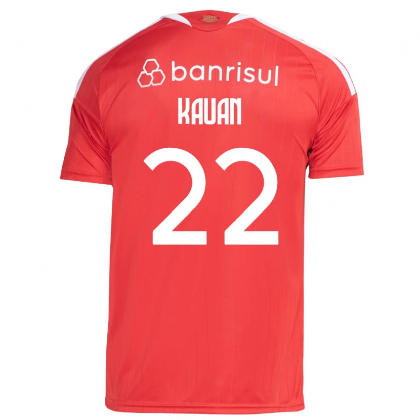 Danxen Femme Maillot Kauan Jesus Santos Oliveira #22 Rouge Blanc Tenues Domicile 2026/27 T-Shirt
