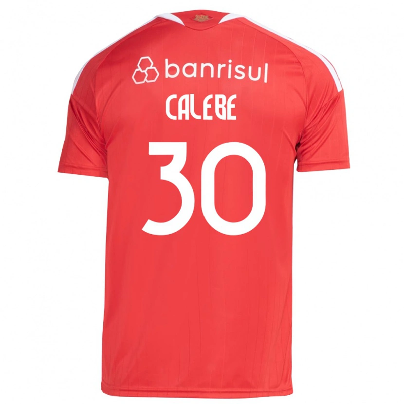 Danxen Femme Maillot Calebe Goncalves Ferreira Da Silva #30 Rouge Blanc Tenues Domicile 2026/27 T-Shirt