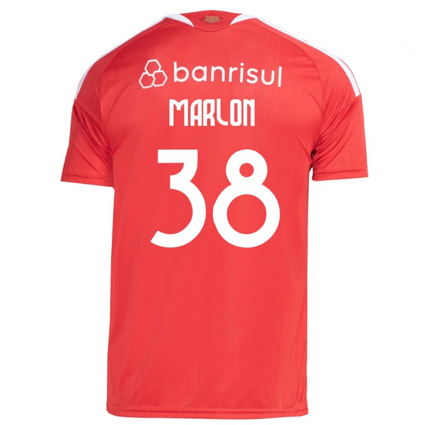 Danxen Femme Maillot Marlon #38 Rouge Blanc Tenues Domicile 2026/27 T-Shirt