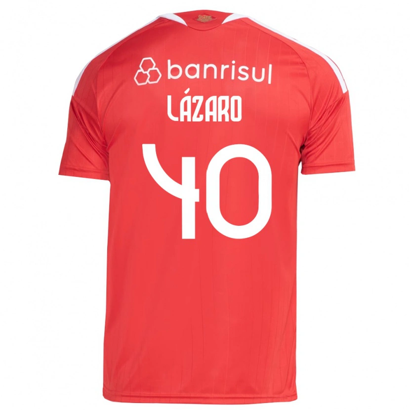 Danxen Femme Maillot Lázaro Gonçalves Do Nascimento Junior #40 Rouge Blanc Tenues Domicile 2026/27 T-Shirt